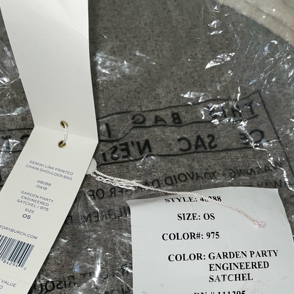 Tory Burch Garden Party Engineered Satchel - Picture 8 of 8